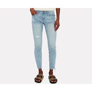 FRAME Le Skinny de Jeanne Crop Distressed Jeans‎ Women Size 25